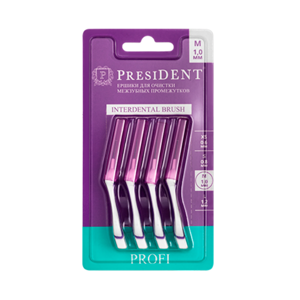 ёршики межзубные PRESIDENT PROFI M арт.401305